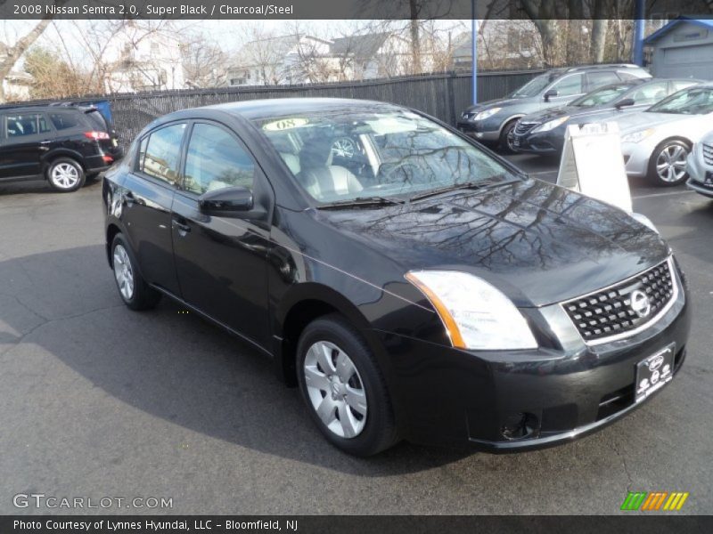 Super Black / Charcoal/Steel 2008 Nissan Sentra 2.0