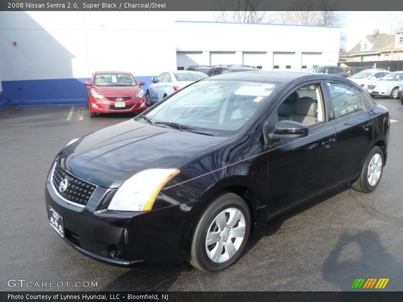 Super Black / Charcoal/Steel 2008 Nissan Sentra 2.0