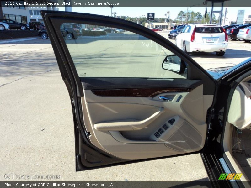 Black Raven / Cashmere/Cocoa 2012 Cadillac CTS 3.6 Sedan