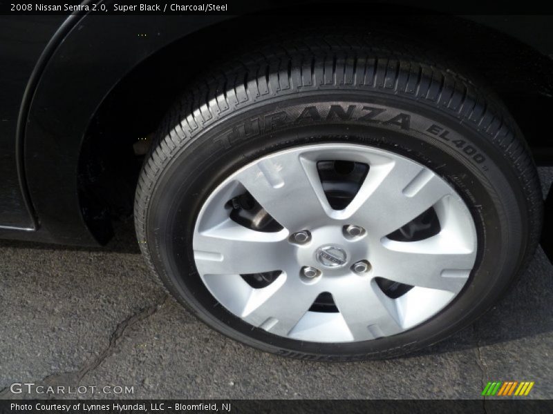 Super Black / Charcoal/Steel 2008 Nissan Sentra 2.0