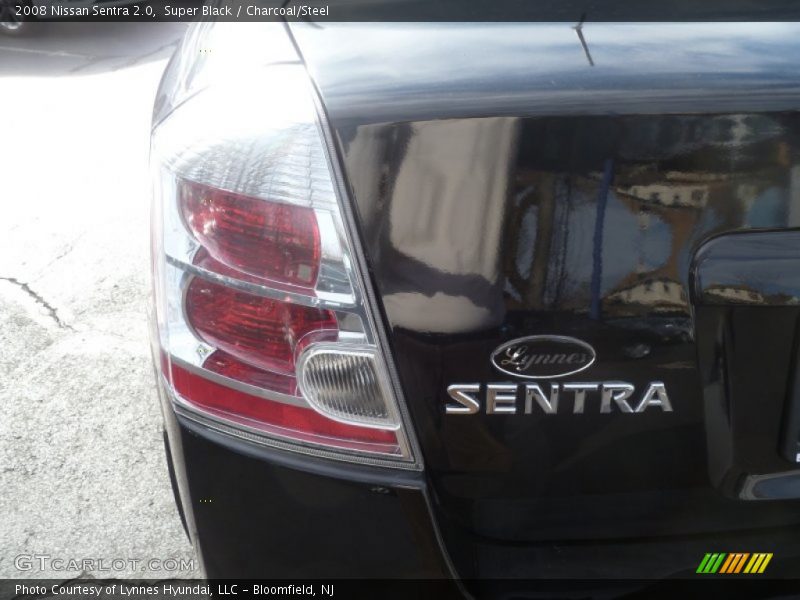 Super Black / Charcoal/Steel 2008 Nissan Sentra 2.0