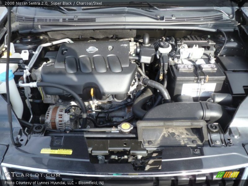 Super Black / Charcoal/Steel 2008 Nissan Sentra 2.0
