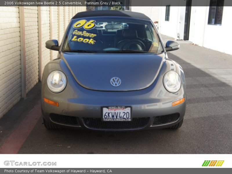 Platinum Grey / Black 2006 Volkswagen New Beetle 2.5 Convertible
