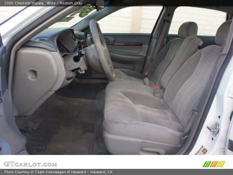 White / Medium Gray 2005 Chevrolet Impala