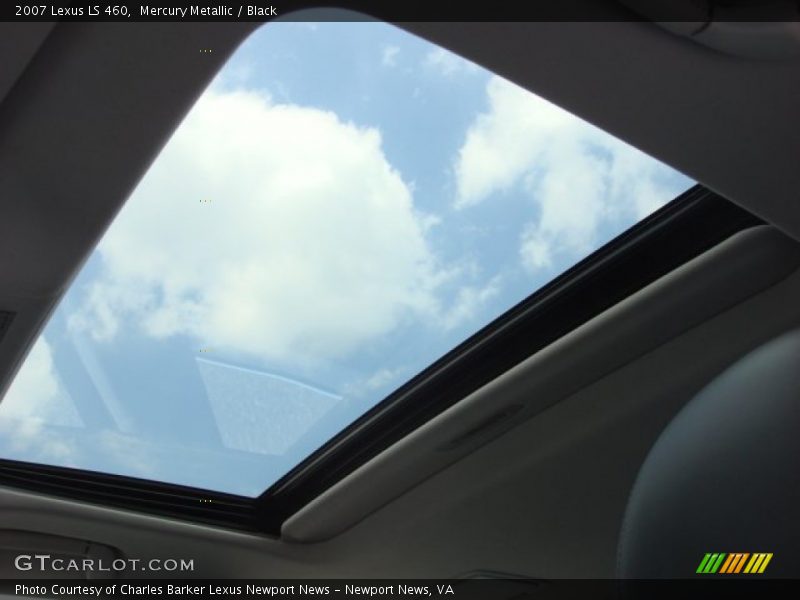 Mercury Metallic / Black 2007 Lexus LS 460
