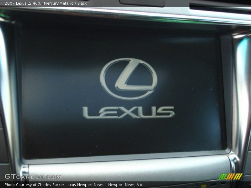 Mercury Metallic / Black 2007 Lexus LS 460