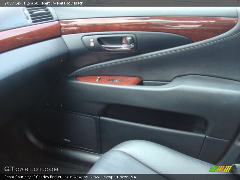 Mercury Metallic / Black 2007 Lexus LS 460