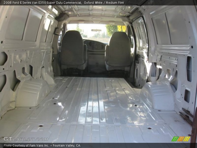 Oxford White / Medium Flint 2008 Ford E Series Van E350 Super Duty Commericial