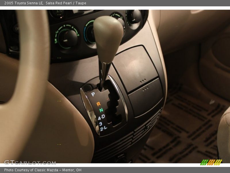 Salsa Red Pearl / Taupe 2005 Toyota Sienna LE