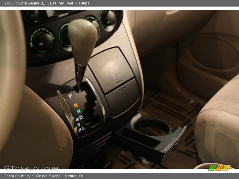 Salsa Red Pearl / Taupe 2005 Toyota Sienna LE