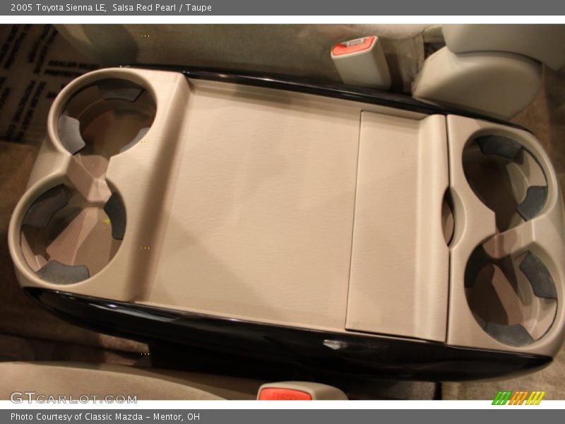 Salsa Red Pearl / Taupe 2005 Toyota Sienna LE