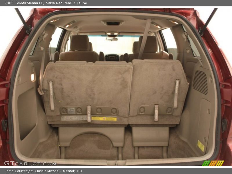 Salsa Red Pearl / Taupe 2005 Toyota Sienna LE