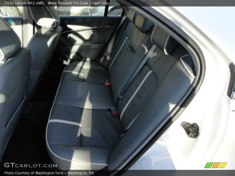 White Platinum Tri-Coat / Steel Gray 2010 Lincoln MKZ AWD
