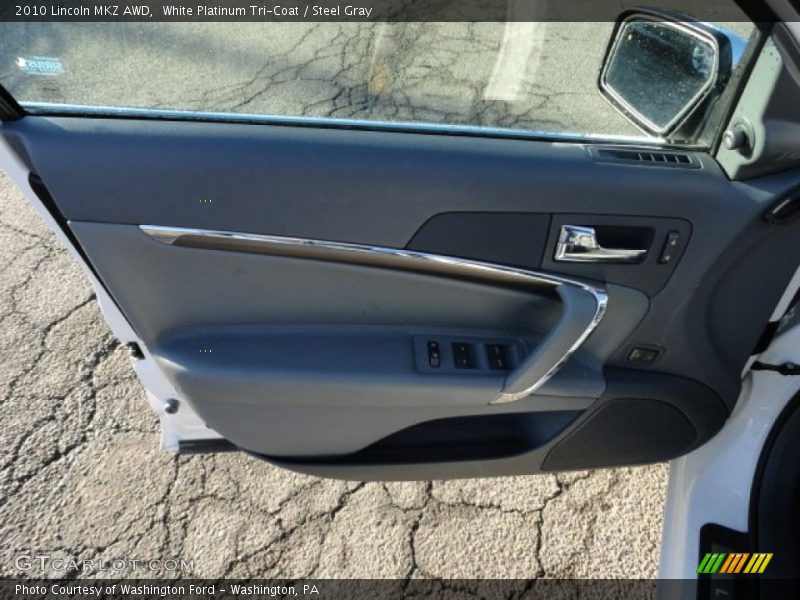 White Platinum Tri-Coat / Steel Gray 2010 Lincoln MKZ AWD