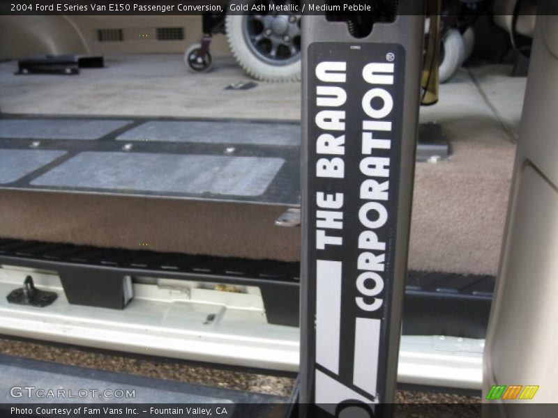 Gold Ash Metallic / Medium Pebble 2004 Ford E Series Van E150 Passenger Conversion