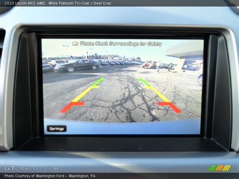 White Platinum Tri-Coat / Steel Gray 2010 Lincoln MKZ AWD