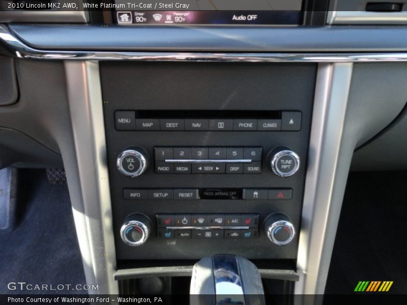 White Platinum Tri-Coat / Steel Gray 2010 Lincoln MKZ AWD