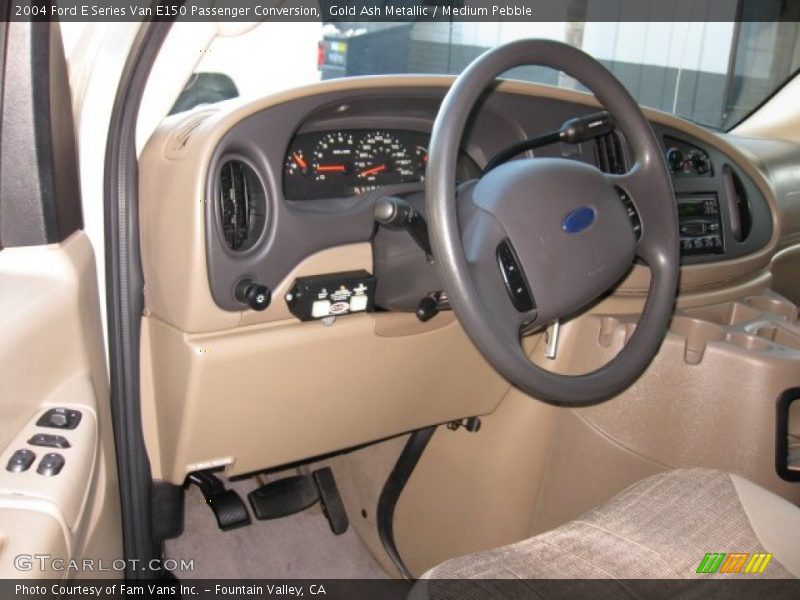 Gold Ash Metallic / Medium Pebble 2004 Ford E Series Van E150 Passenger Conversion