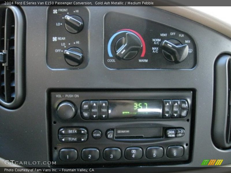 Gold Ash Metallic / Medium Pebble 2004 Ford E Series Van E150 Passenger Conversion
