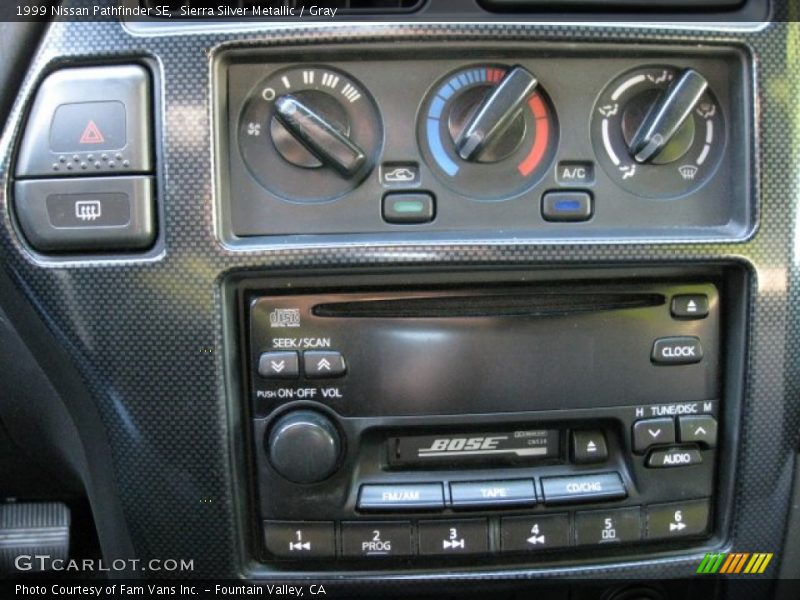 Controls of 1999 Pathfinder SE