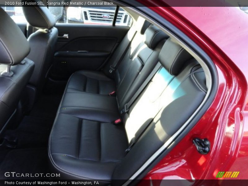 Sangria Red Metallic / Charcoal Black 2010 Ford Fusion SEL