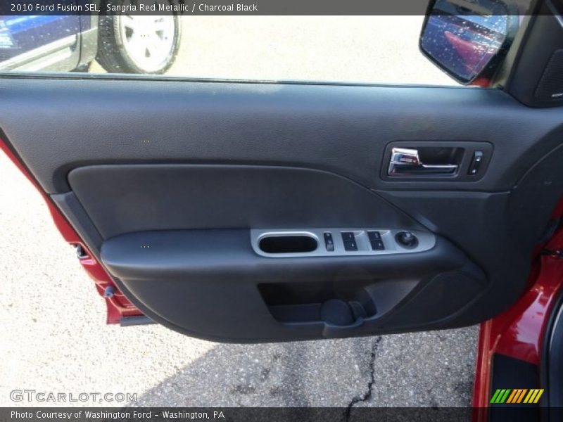 Sangria Red Metallic / Charcoal Black 2010 Ford Fusion SEL