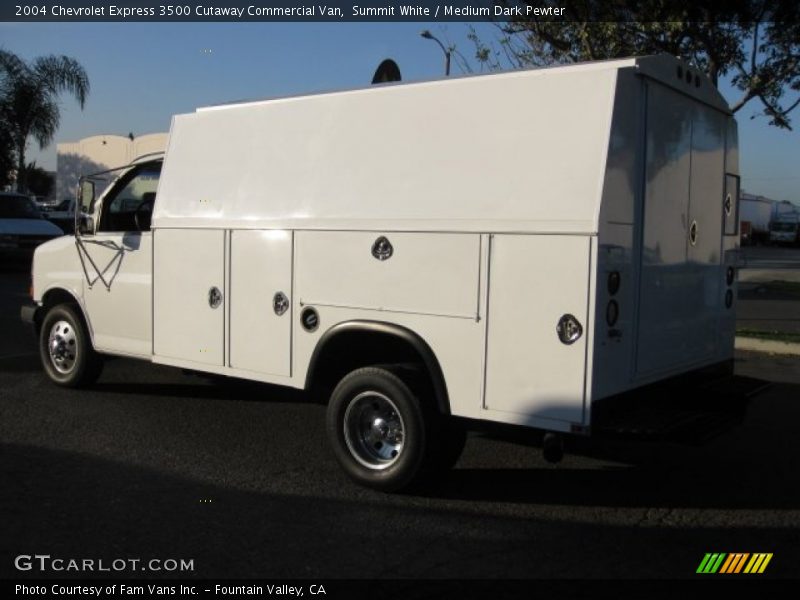 Summit White / Medium Dark Pewter 2004 Chevrolet Express 3500 Cutaway Commercial Van
