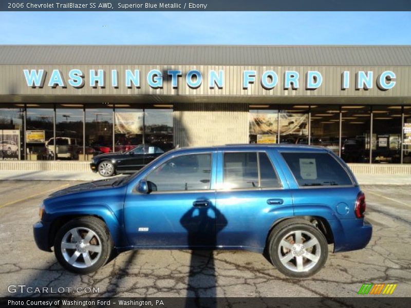 Superior Blue Metallic / Ebony 2006 Chevrolet TrailBlazer SS AWD