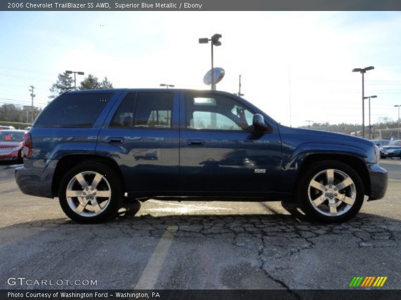 Superior Blue Metallic / Ebony 2006 Chevrolet TrailBlazer SS AWD