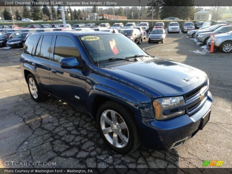 Superior Blue Metallic / Ebony 2006 Chevrolet TrailBlazer SS AWD