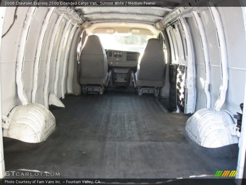 Summit White / Medium Pewter 2008 Chevrolet Express 2500 Extended Cargo Van