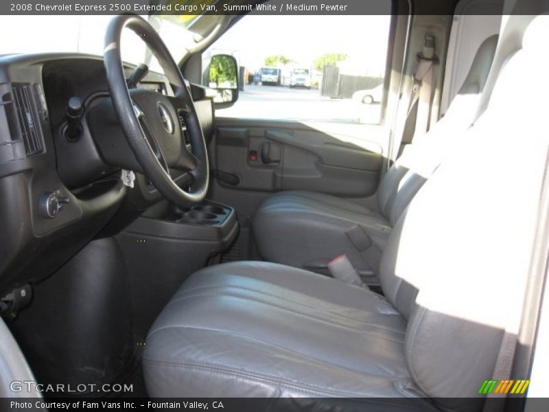 Summit White / Medium Pewter 2008 Chevrolet Express 2500 Extended Cargo Van