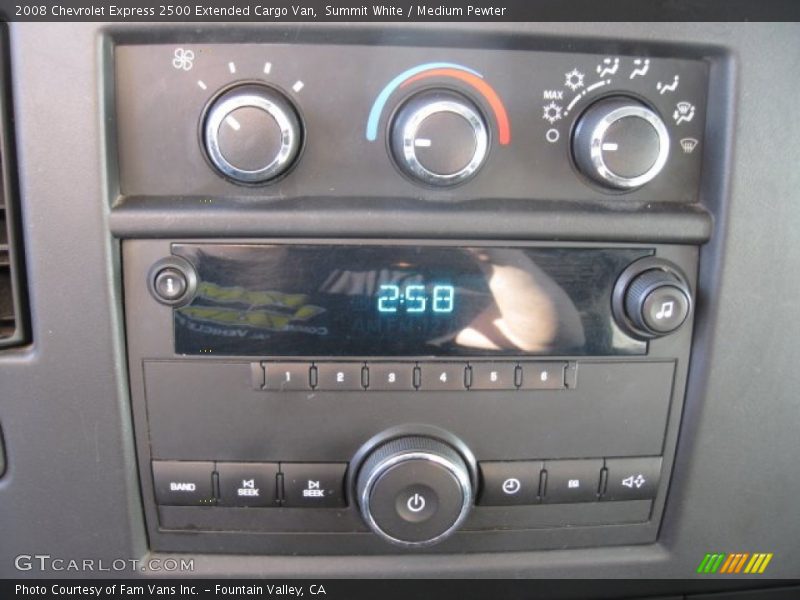 Summit White / Medium Pewter 2008 Chevrolet Express 2500 Extended Cargo Van