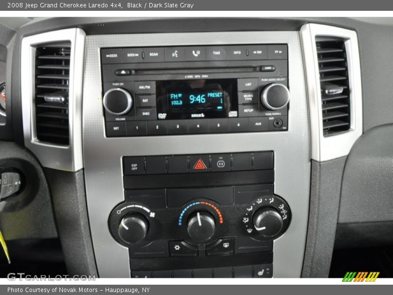 Controls of 2008 Grand Cherokee Laredo 4x4