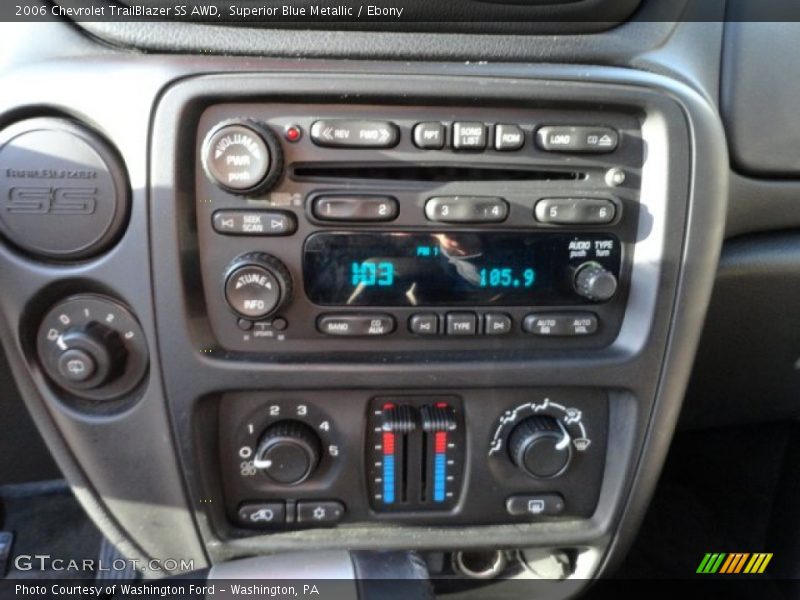 Superior Blue Metallic / Ebony 2006 Chevrolet TrailBlazer SS AWD