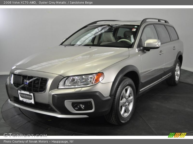 Oyster Grey Metallic / Sandstone Beige 2008 Volvo XC70 AWD