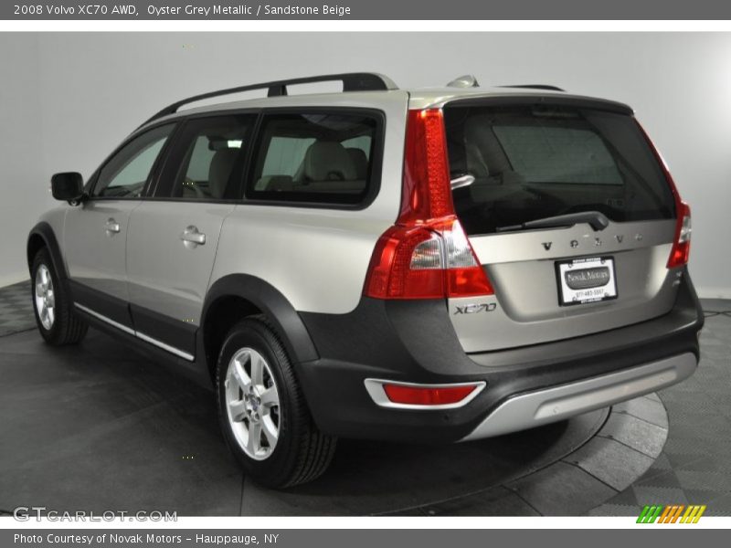 Oyster Grey Metallic / Sandstone Beige 2008 Volvo XC70 AWD