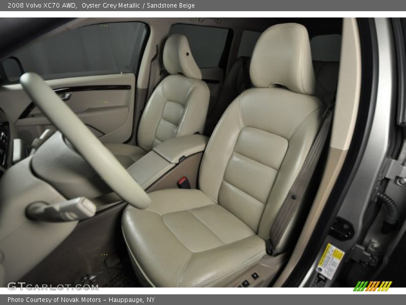 Oyster Grey Metallic / Sandstone Beige 2008 Volvo XC70 AWD