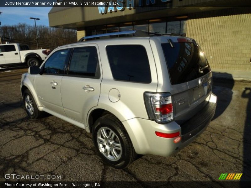 Silver Metallic / Black 2008 Mercury Mariner V6 Premier 4WD