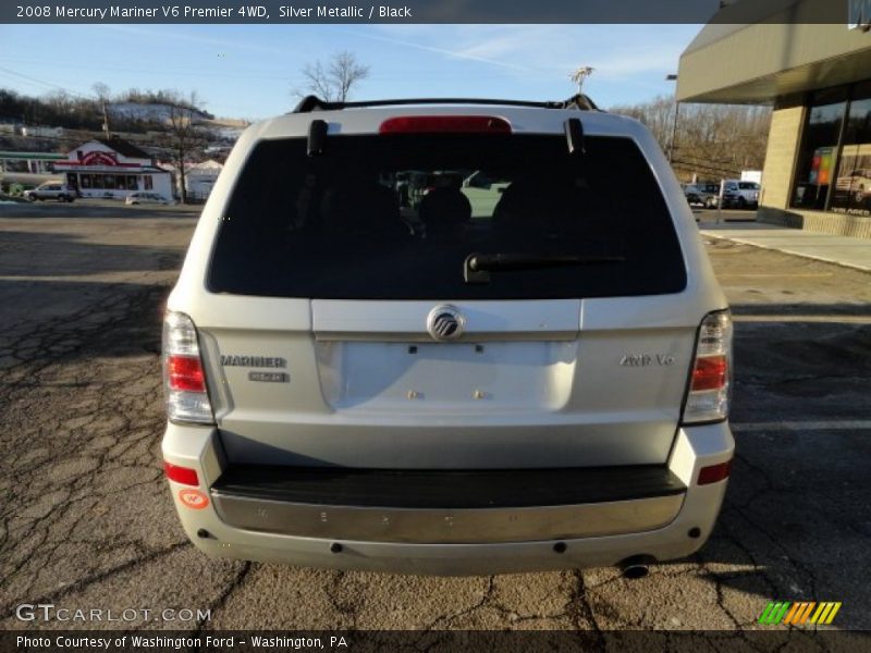 Silver Metallic / Black 2008 Mercury Mariner V6 Premier 4WD