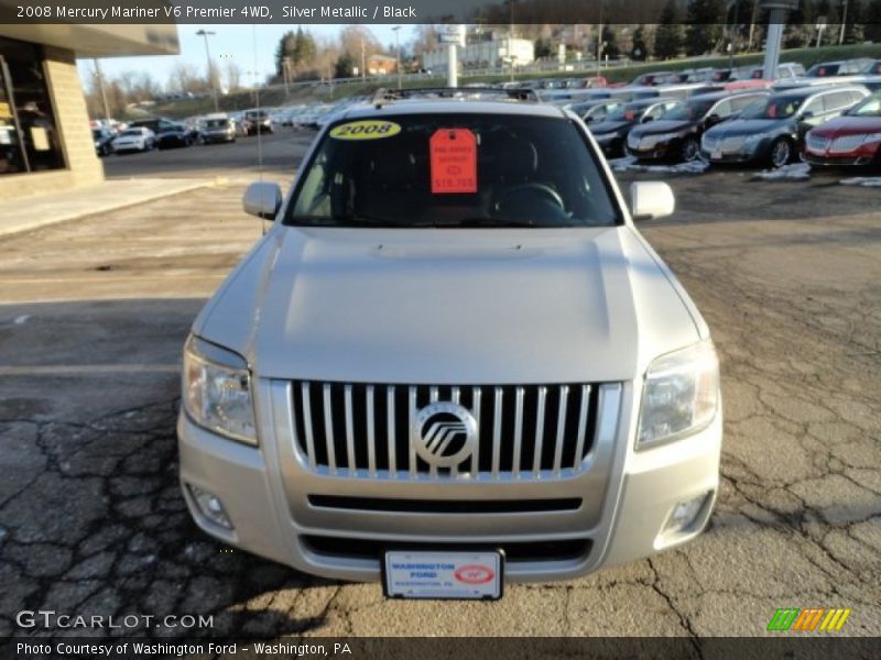 Silver Metallic / Black 2008 Mercury Mariner V6 Premier 4WD