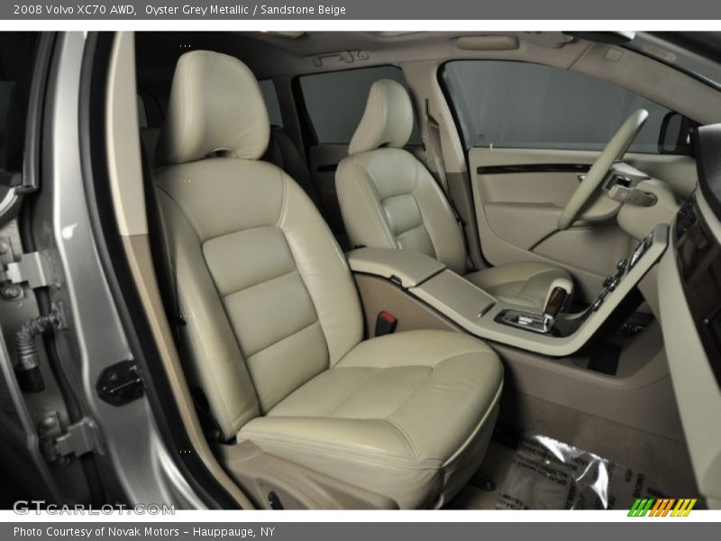 Oyster Grey Metallic / Sandstone Beige 2008 Volvo XC70 AWD
