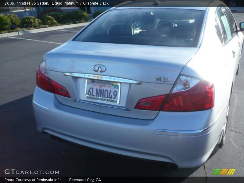 Liquid Platinum / Graphite Black 2009 Infiniti M 35 Sedan