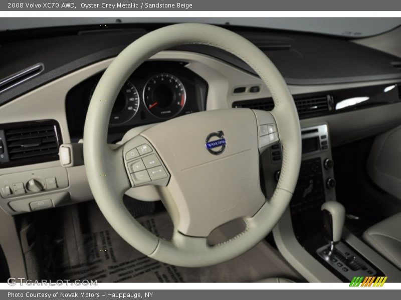 Oyster Grey Metallic / Sandstone Beige 2008 Volvo XC70 AWD