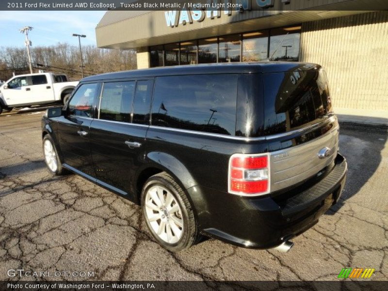 Tuxedo Black Metallic / Medium Light Stone 2011 Ford Flex Limited AWD EcoBoost