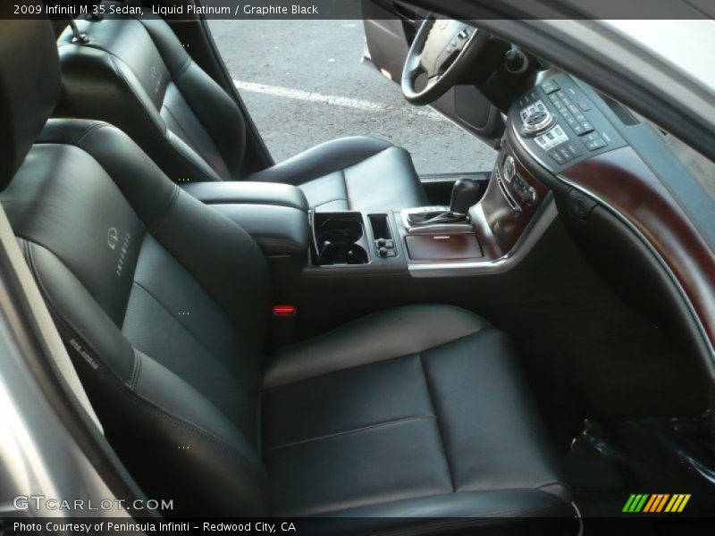 Liquid Platinum / Graphite Black 2009 Infiniti M 35 Sedan