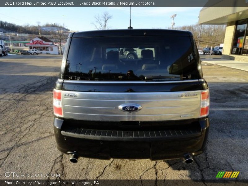 Tuxedo Black Metallic / Medium Light Stone 2011 Ford Flex Limited AWD EcoBoost