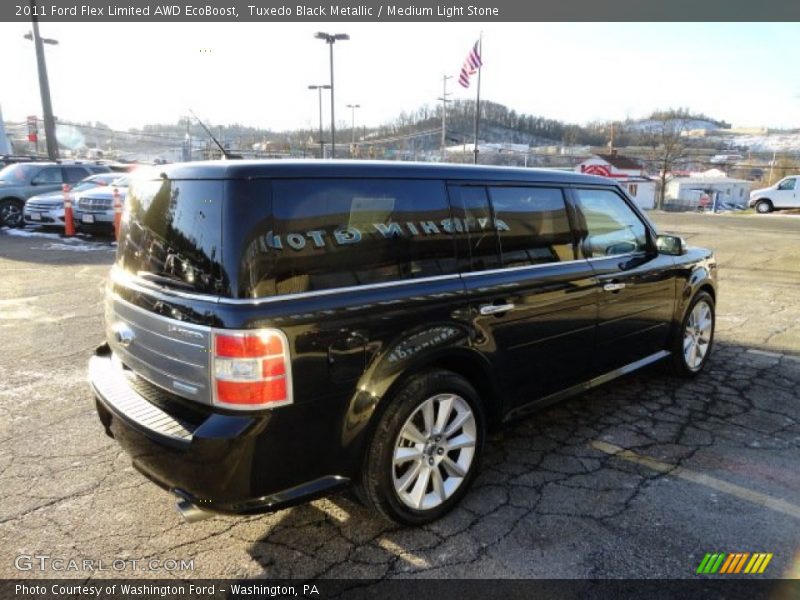 Tuxedo Black Metallic / Medium Light Stone 2011 Ford Flex Limited AWD EcoBoost