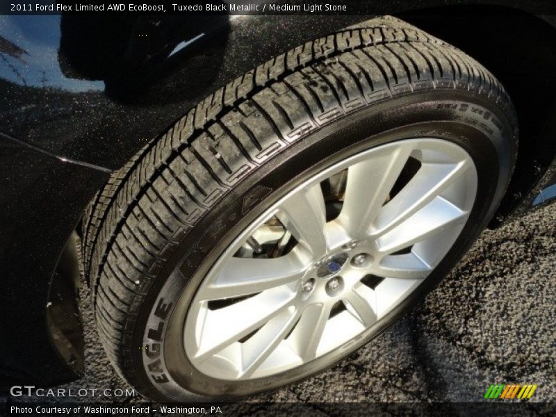 Tuxedo Black Metallic / Medium Light Stone 2011 Ford Flex Limited AWD EcoBoost