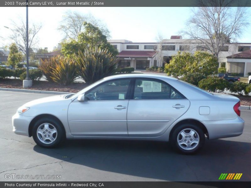 Lunar Mist Metallic / Stone 2003 Toyota Camry LE V6